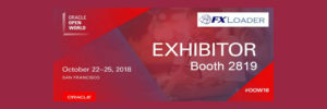 OOW18 exhibitor banner with background